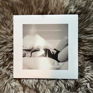 Taylor Swift TTPD The Tortured Poets Department Vinyl LP in Ghost White 🕊️